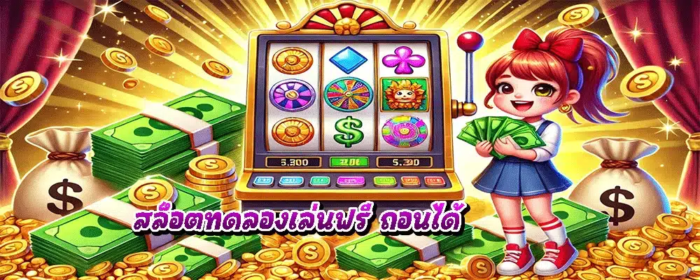 สล็อตทดลองเล่นฟรี ถอนได้